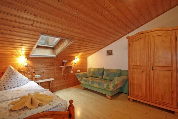Heuboden links Zimmer Wagnerhof